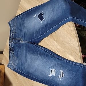 EUC Mossimo Distressed Skinny Jeans sz 10